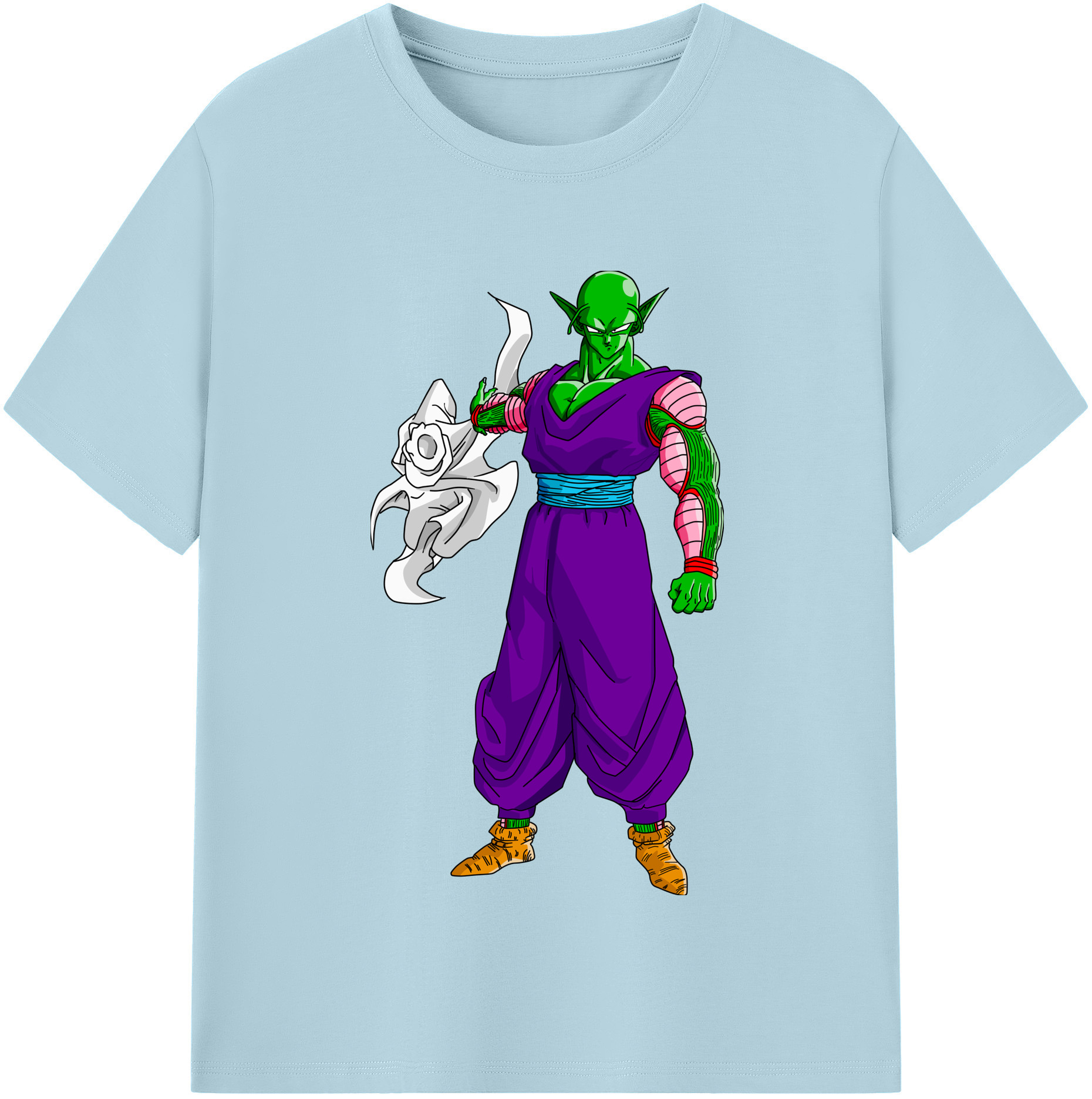 （画像用） ドラゴンボール ピッコロ DRAGON BALL Piccolo 綿100％半袖Tシャツ（フロントプリント）